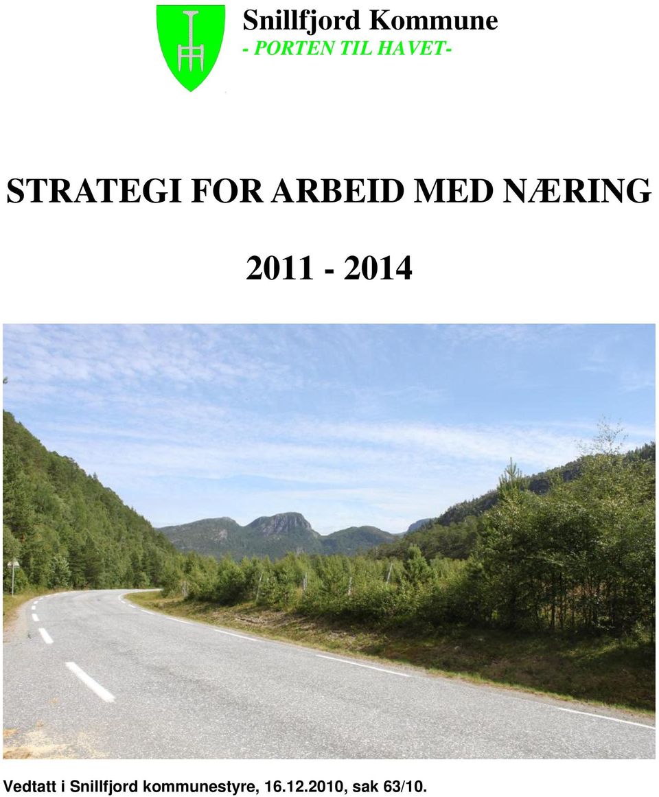 NÆRING 2011-2014 Vedtatt i