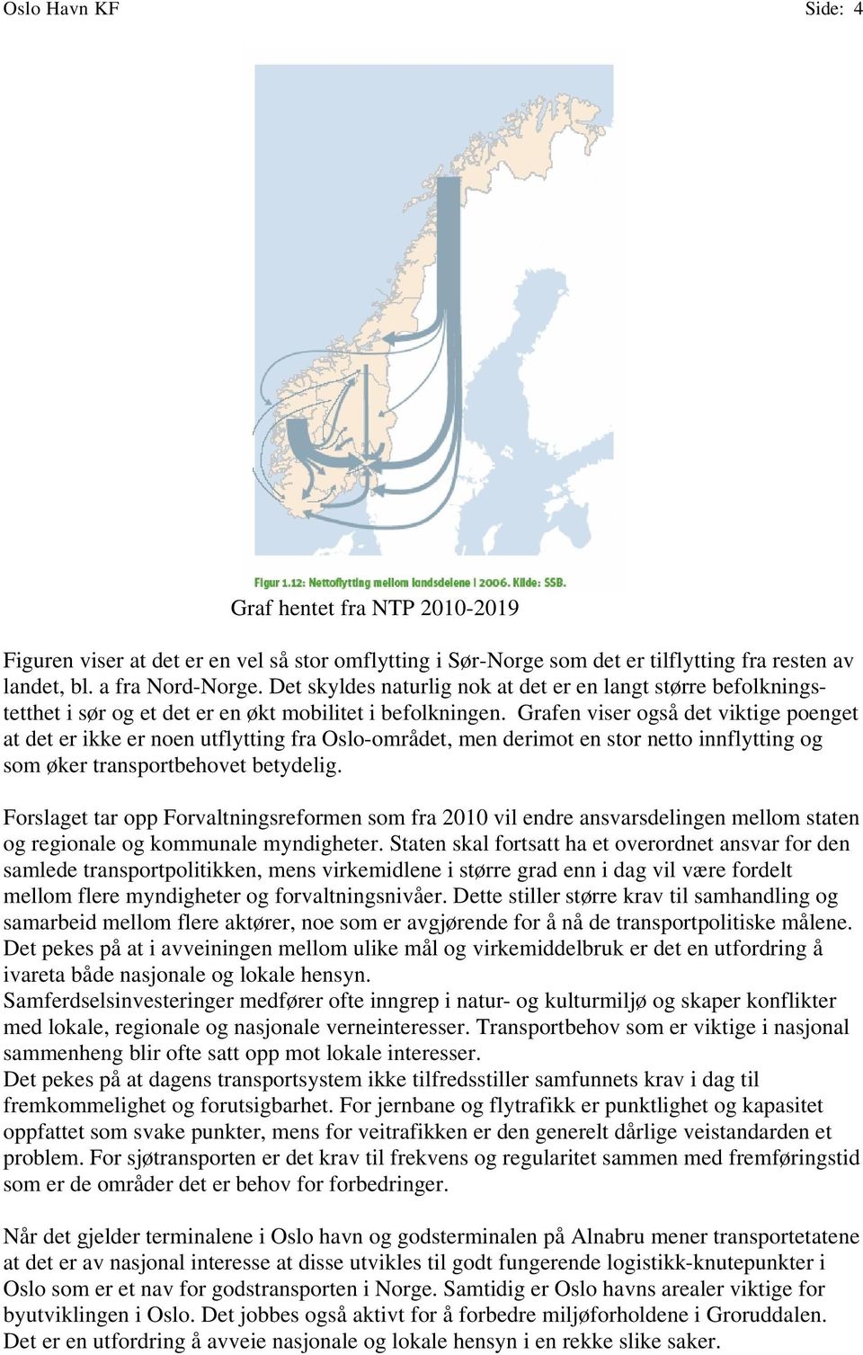 Grafen viser også det viktige poenget at det er ikke er noen utflytting fra Oslo-området, men derimot en stor netto innflytting og som øker transportbehovet betydelig.