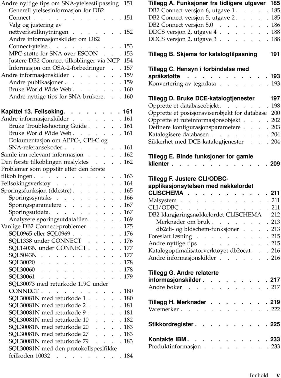 . 157 Andre informasjonskilder....... 159 Andre publikasjoner........ 159 Bruke World Wide Web....... 160 Andre nyttige tips for SNA-brukere... 160 Kapittel 13. Feilsøking.