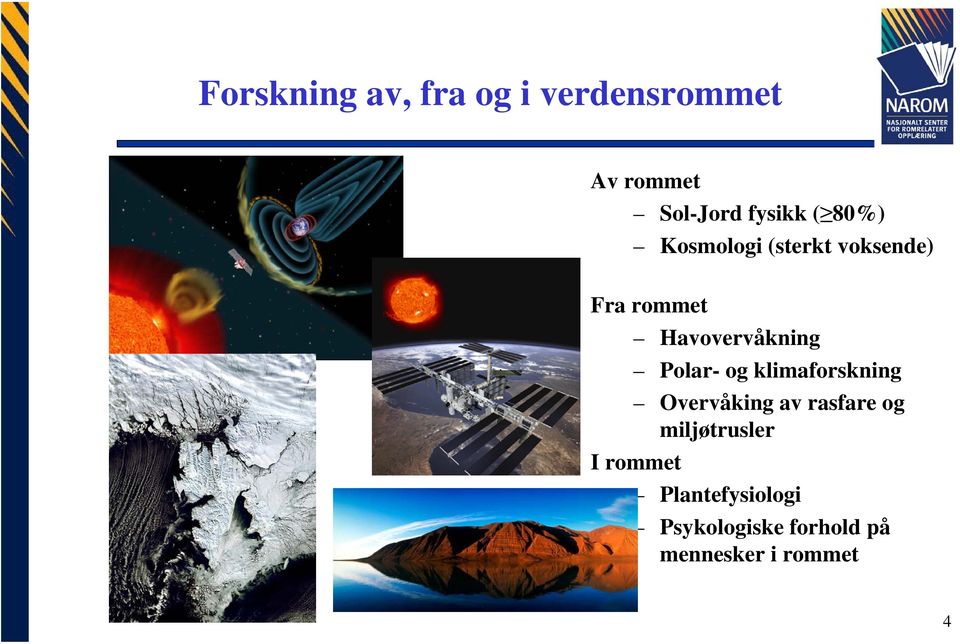 Polar- og klimaforskning Overvåking av rasfare og miljøtrusler