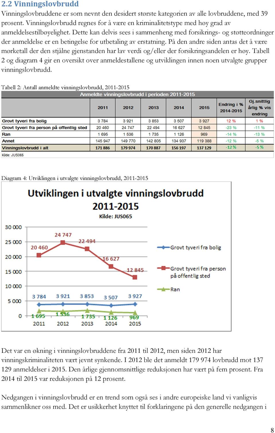 Dette kan delvis sees i sammenheng med forsikrings- og støtteordninger der anmeldelse er en betingelse for utbetaling av erstatning.