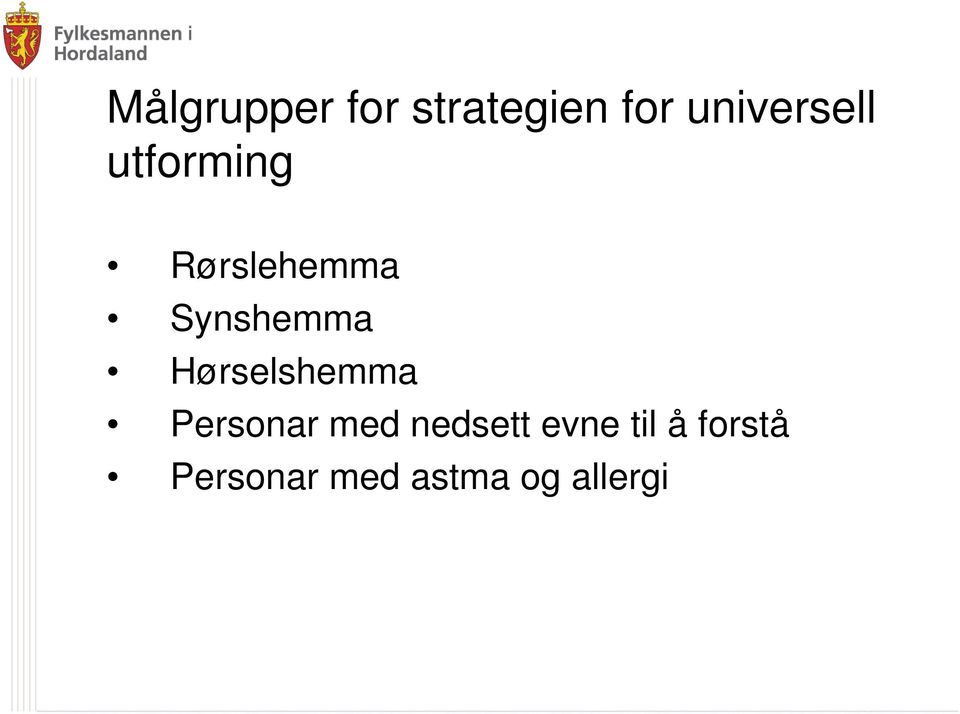 Synshemma Hørselshemma Personar med