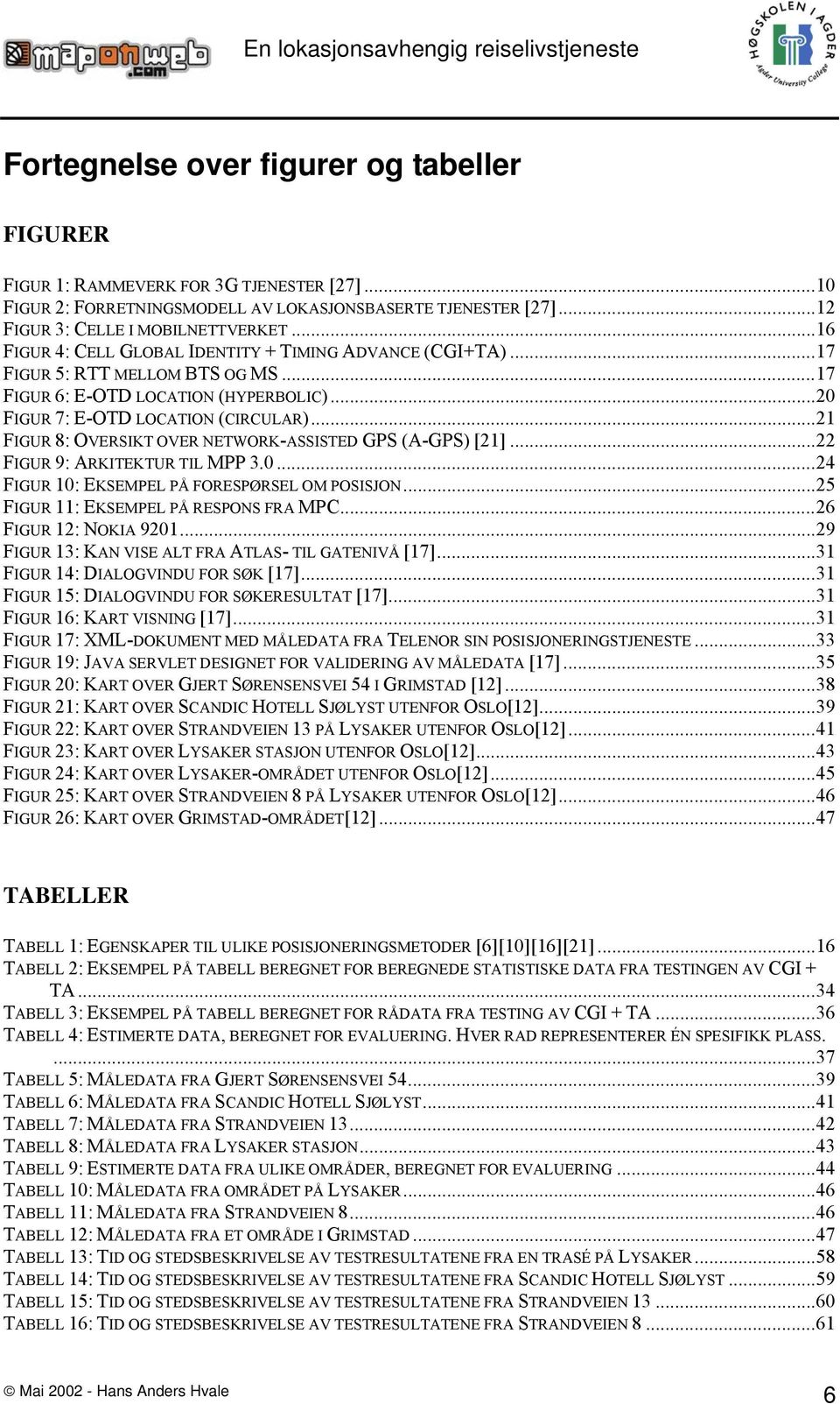 ..21 FIGUR 8: OVERSIKT OVER NETWORK-ASSISTED GPS (A-GPS) [21]...22 FIGUR 9: ARKITEKTUR TIL MPP 3.0...24 FIGUR 10: EKSEMPEL PÅ FORESPØRSEL OM POSISJON...25 FIGUR 11: EKSEMPEL PÅ RESPONS FRA MPC.