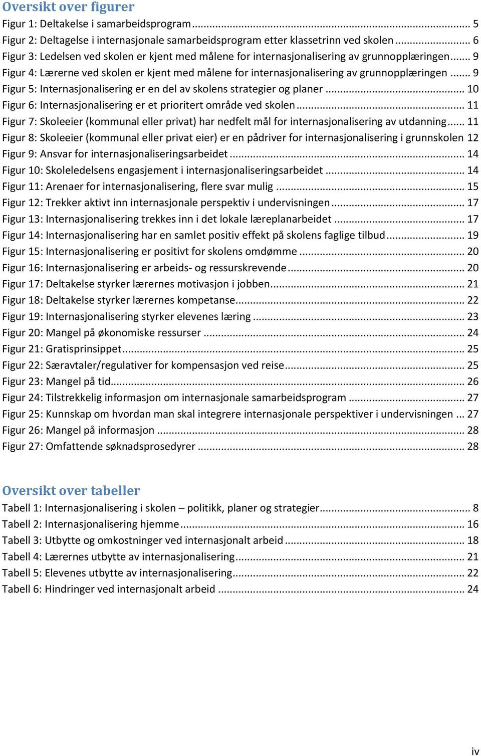 .. 9 Figur 5: Internasjonalisering er en del av skolens strategier og planer... 10 Figur 6: Internasjonalisering er et prioritert område ved skolen.