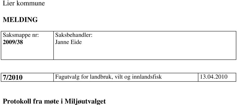 Fagutvalg for landbruk, vilt og