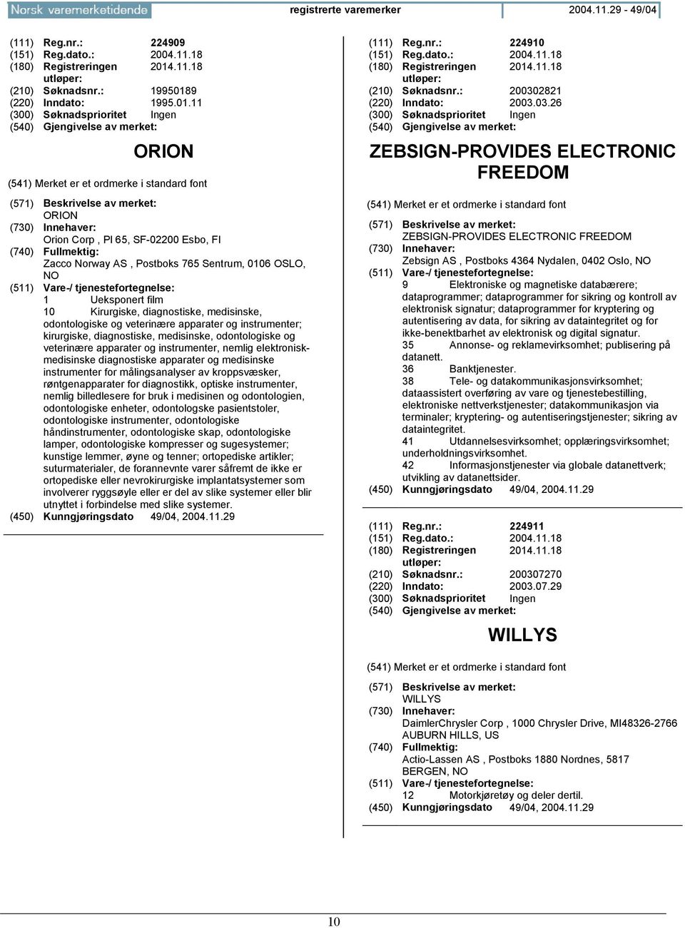 9 (220) Inndato: 1995.01.