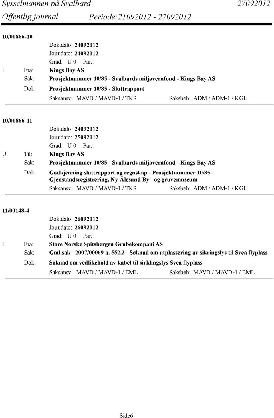 10/00866-11 Dok.dato: 24092012 Jour.