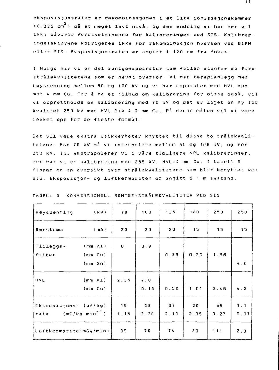 1 Nur ge har vi en del røntgenapparatur som faller utenfor de f:, re s t r.uekvjlitettfne som er nevnt overfor.