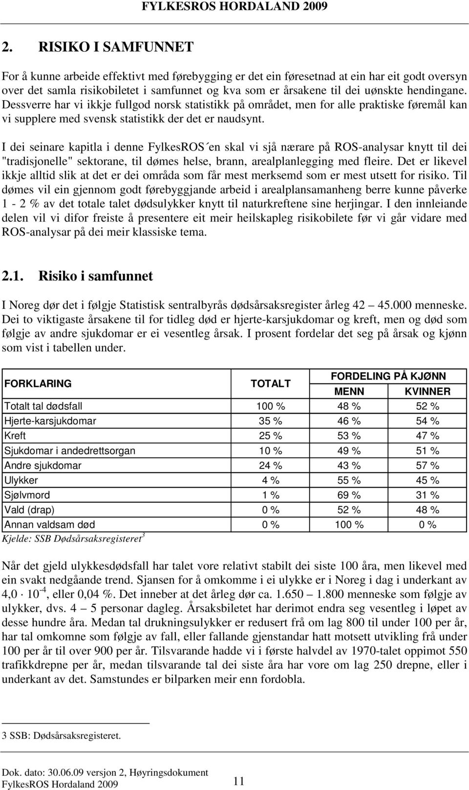 I dei seinare kapitla i denne FylkesROS en skal vi sjå nærare på ROS-analysar knytt til dei "tradisjonelle" sektorane, til dømes helse, brann, arealplanlegging med fleire.