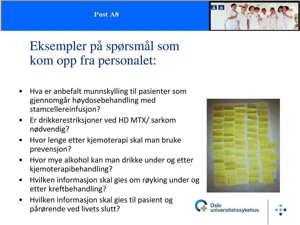 Hvor lenge etter kjemoterapi skal man bruke prevensjon?