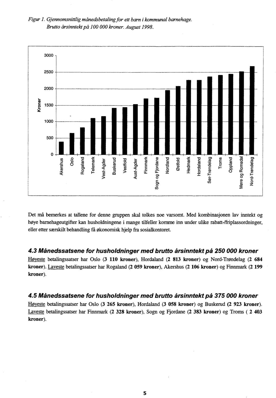 Med kmbinjnen lav inntekt g høye barnehageutgifter kan hushldningene i mange tilfeller kmme inn under ulike rabatt-/friplsrdninger, eller ter særskilt behandling få øknmisk hjelp fra ssialkntr. 4.