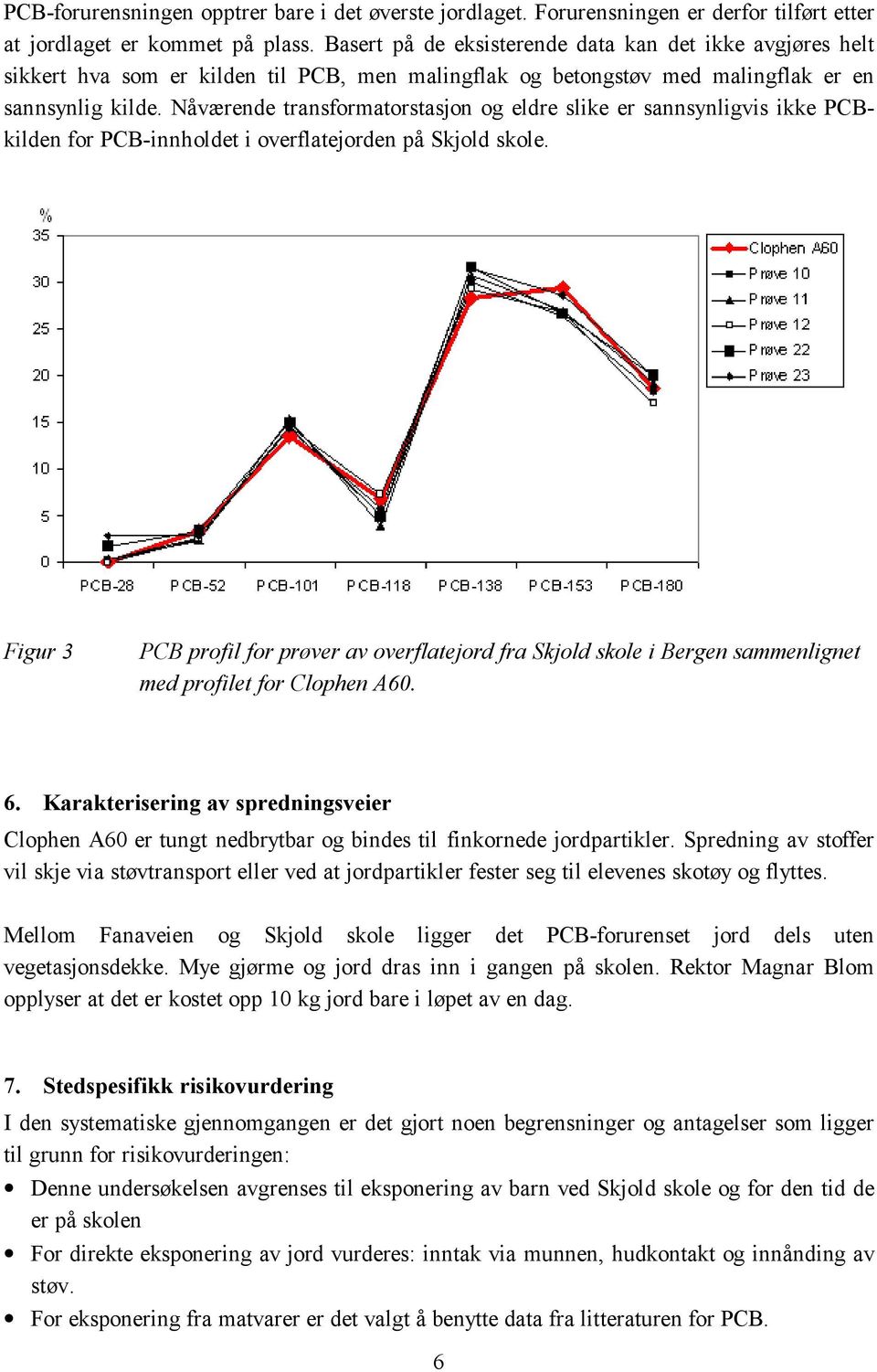 Nåværende transformatorstasjon og eldre slike er sannsynligvis ikke PCBkilden for PCB-innholdet i overflatejorden på Skjold skole.