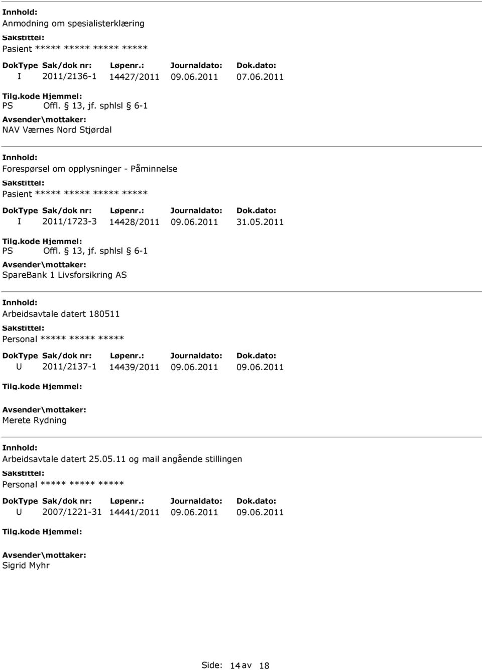 Livsforsikring AS 31.05.