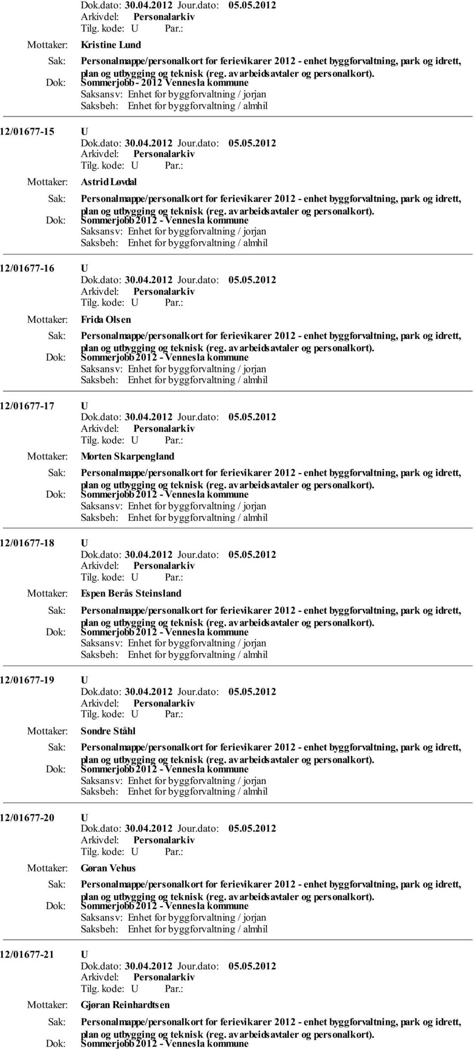 Skarpengland 12/01677-18 U Espen Berås Steinsland 12/01677-19 U