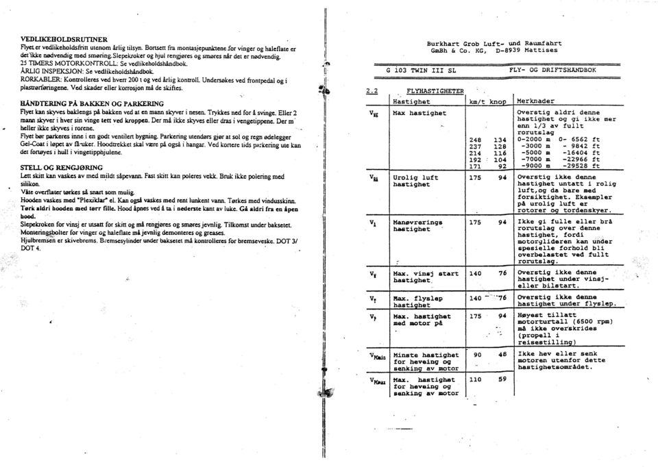 /nr c nqspers on: sc vcdlikcholdshå dbok ROR(ABLER: Konrollcrcs vcd bven 200 t og vcd årlig konroll. Undersøkes vcd Ëontpedal og i plasrerforiagcnc. Vcd sþdcr cllcr korrosjon må dc skiñcs. _.