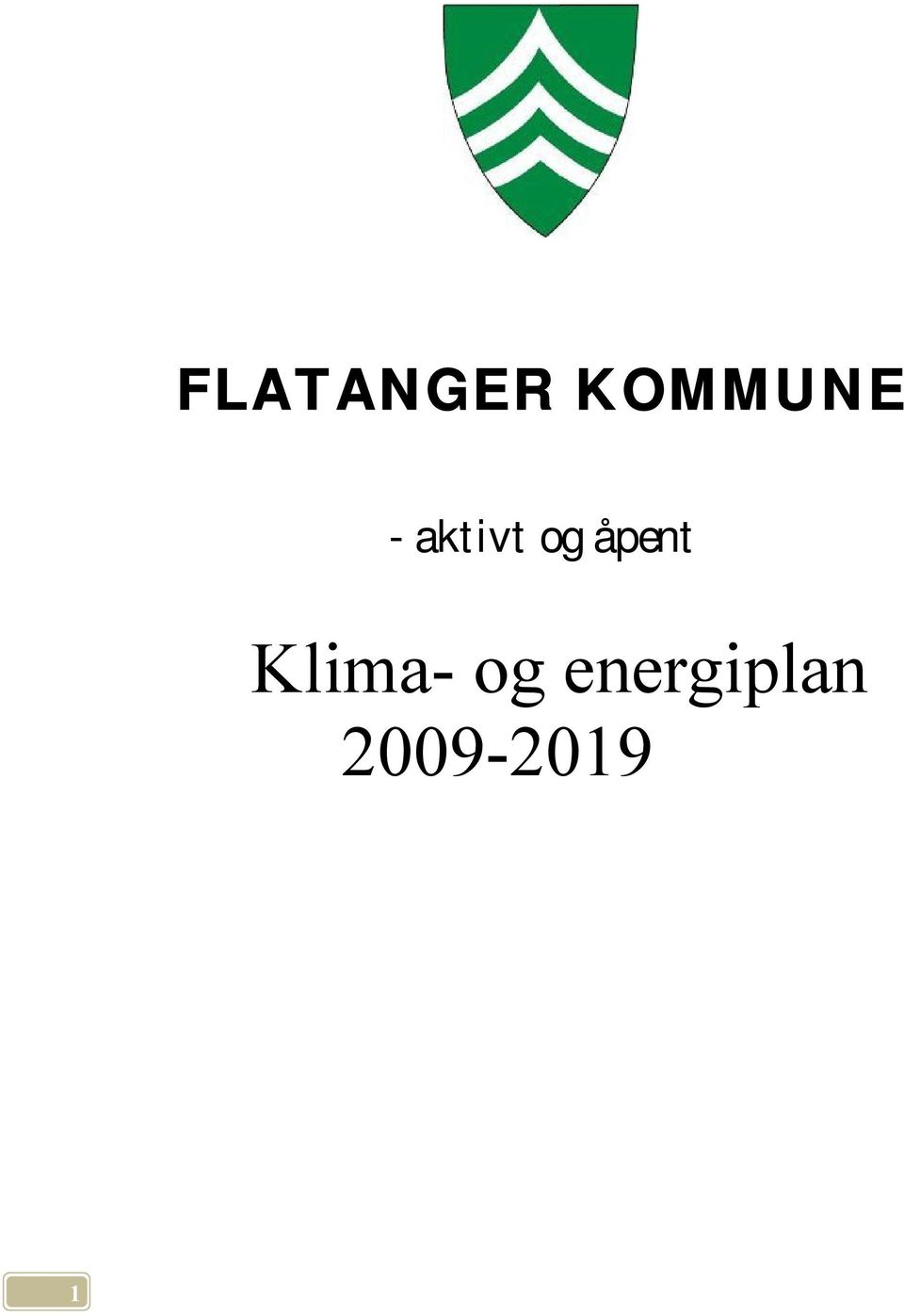 og åpent Klima-