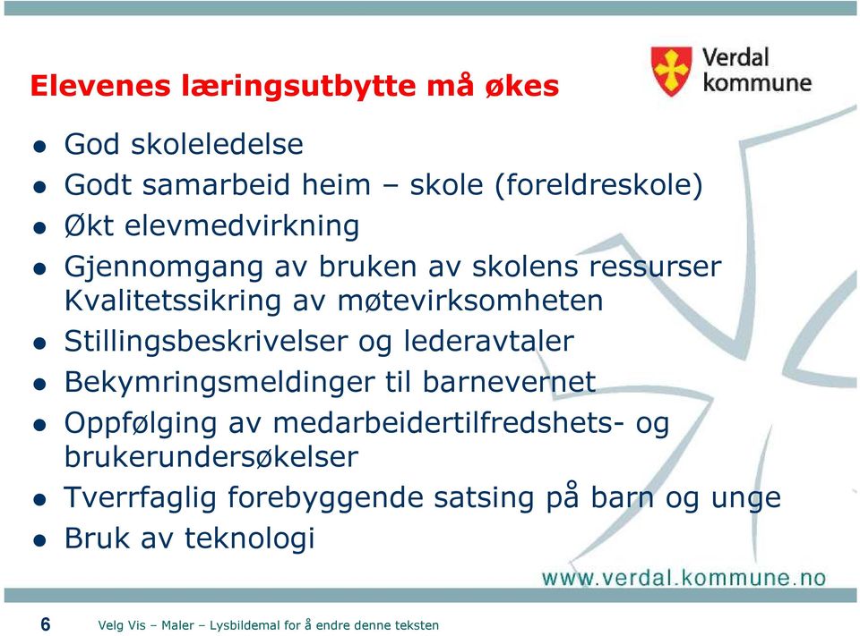 Stillingsbeskrivelser og lederavtaler Bekymringsmeldinger til barnevernet Oppfølging av