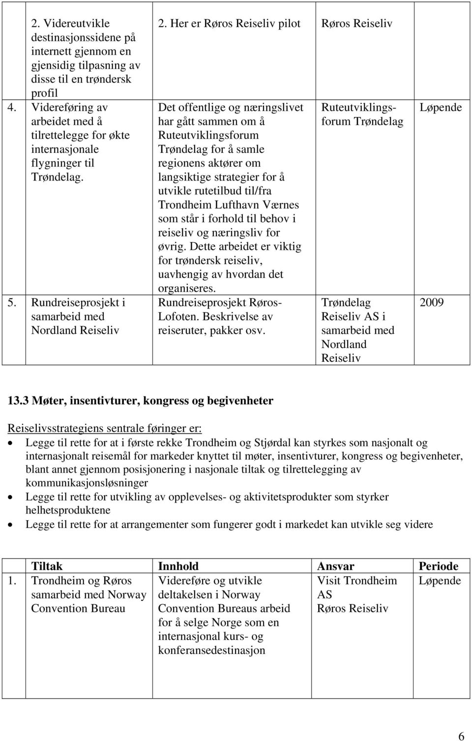 aktører om. langsiktige strategier for å utvikle rutetilbud til/fra Trondheim Lufthavn Værnes som står i forhold til behov i reiseliv og næringsliv for øvrig.