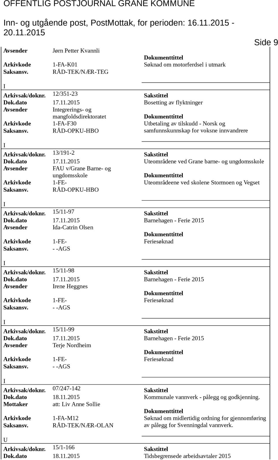 RÅD-OPK-HBO samfunnskunnskap for voksne innvandrere Arkivsak/doknr. 13/191-2 Sakstittel Dok.dato 17.11.