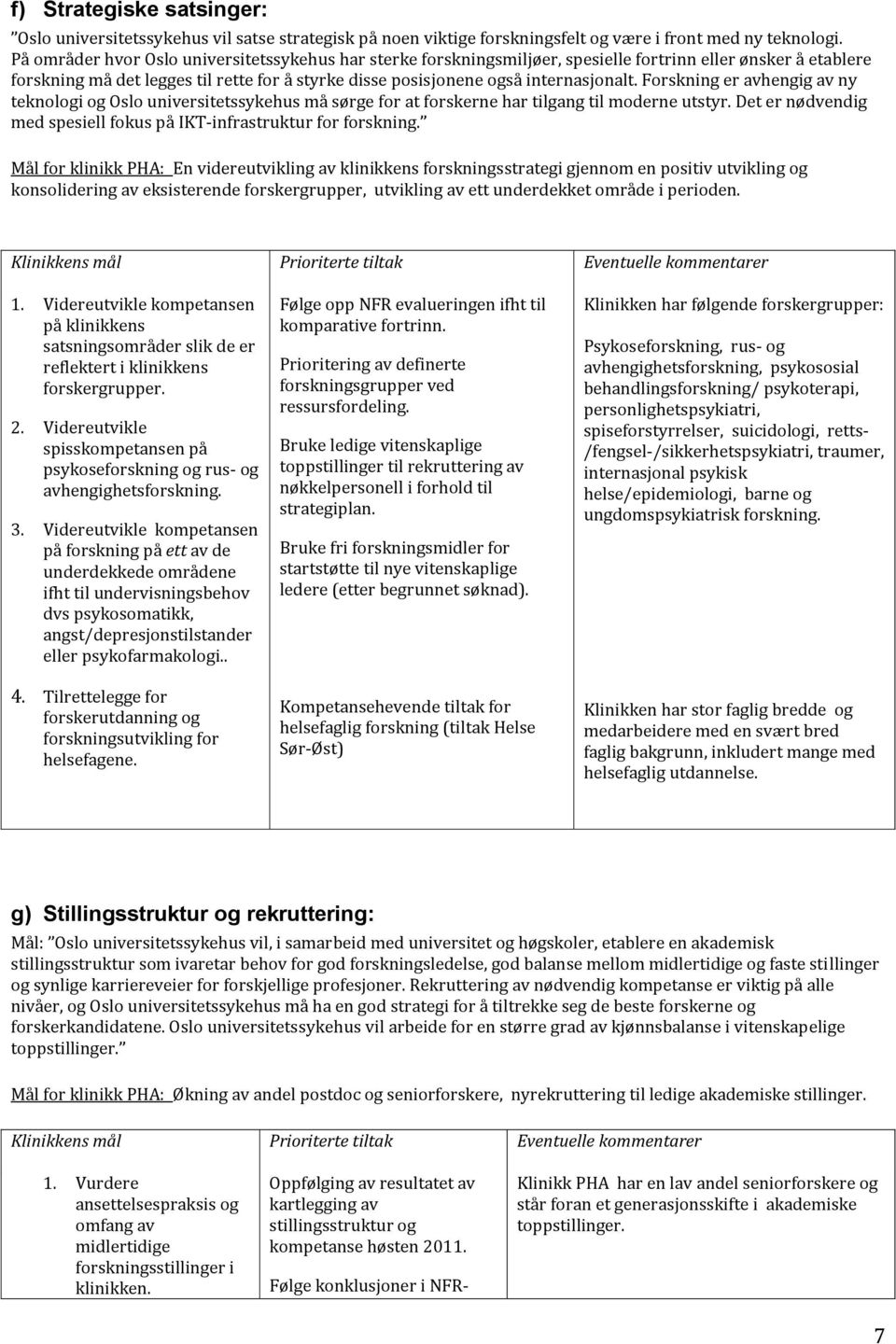 Forskning er avhengig av ny teknologi og Oslo universitetssykehus må sørge for at forskerne har tilgang til moderne utstyr. Det er nødvendig med spesiell fokus på IKT infrastruktur for forskning.