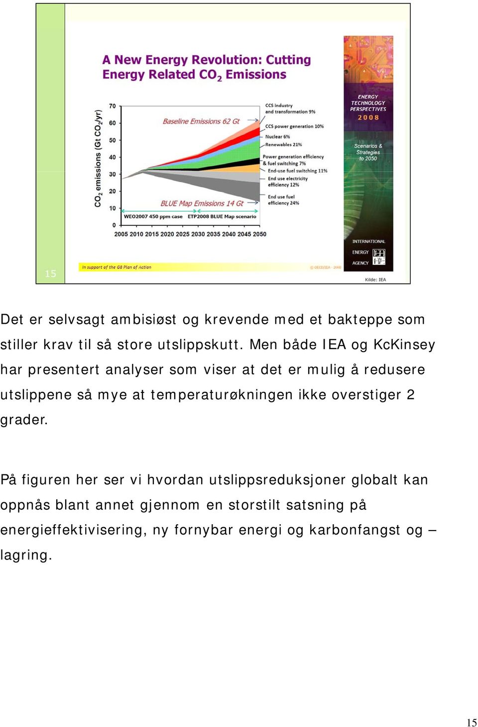 temperaturøkningen ikke overstiger 2 grader.