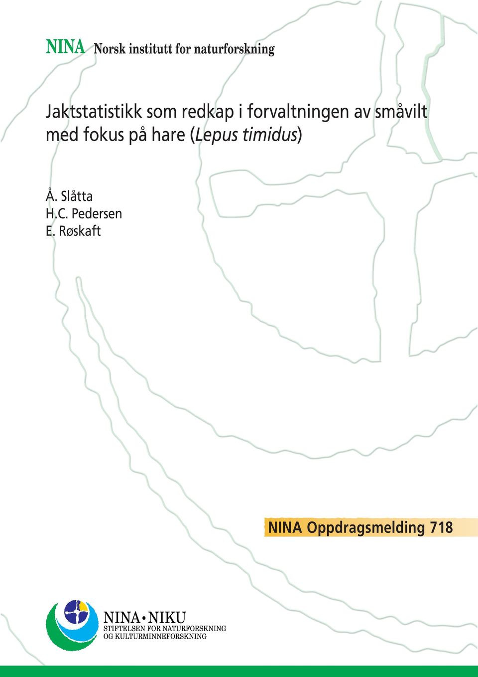 småvilt med fokus på hare (Lepus timidus) Å.