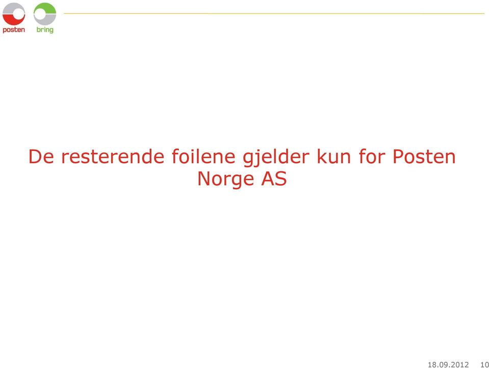 kun for Posten