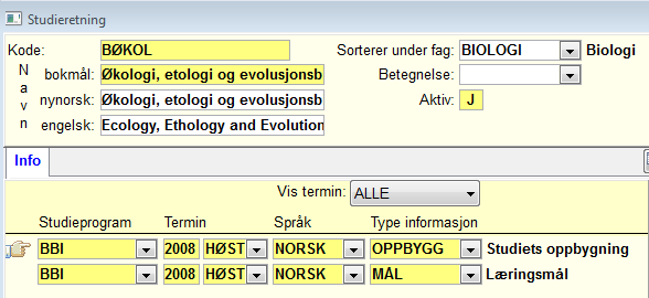 30.04.2013 Det er ønskelig at disse infoelementene leveres som en del av emnekombinasjonen TBBI08.