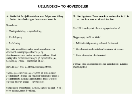 Pris 30.000 + tilsvarende i egeninnsats både fra ØF og FNV Leveranse: Disposisjon over ønskede indikatorer og analyser og anbefaling/opplegg for hovedprosjekt inkl. budsjett. Tidsrom: nå-29.