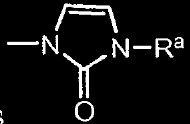 2 hvor n er 1 og R a, R b og R c hver uavhengig er H, alkyl, alkenyl, alkynyl, cykloalkyl, heterocykloalkyl, aryl eller heteroaryl.
