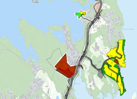 og Gbnr 3/5 ved Ask bo og omsorgssenter. Areal ved NKS Olaviken, Gbnr 4/718 m.fl.