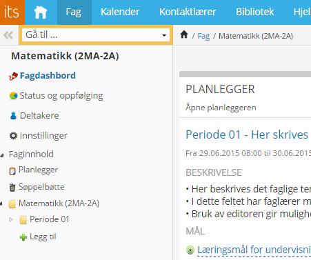 Grensesnitt for småskolen - Funksjonalitet for de yngste elevene.