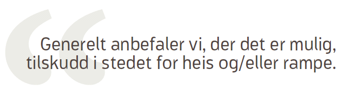 En bolig tilpasset bevegelseshemmede Anbefalinger fra NAV Hjelpemidler og tilrettelegging Snuareal rullestol Vanlig rullestol En snusirkel med diameter på minimum 150 cm (se illustrasjon).