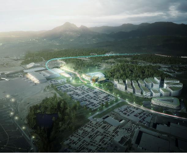 Pilotprosjekter Bergen Business Park, Dyngeland i Bergen, 2020 Park Forus i Stavanger, Vestre Havn i