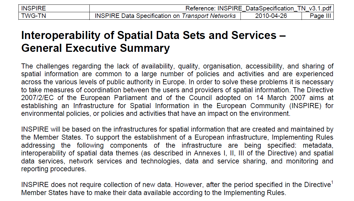 SPATIAL DATA FOR