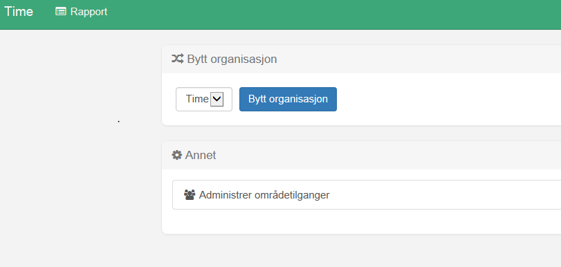 Innregistrererollen kan knyttes til en eller flere områder.