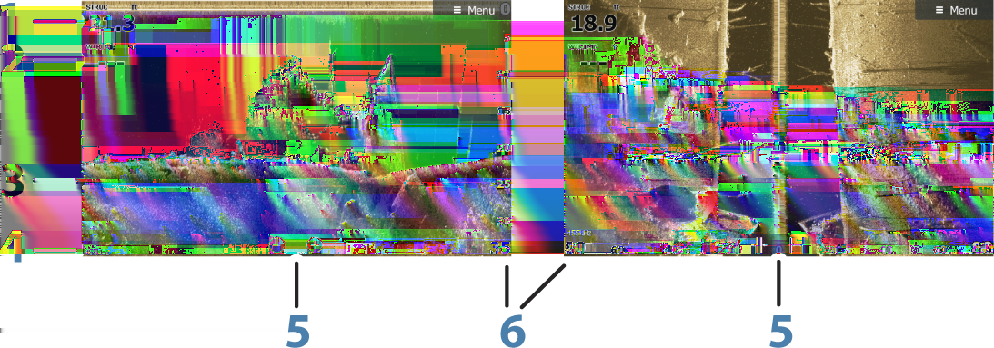 8 StructureScan StructureScan HD bruker høye frekvenser for å gi et fotolignende bilde av havbunnen med høy oppløsning.