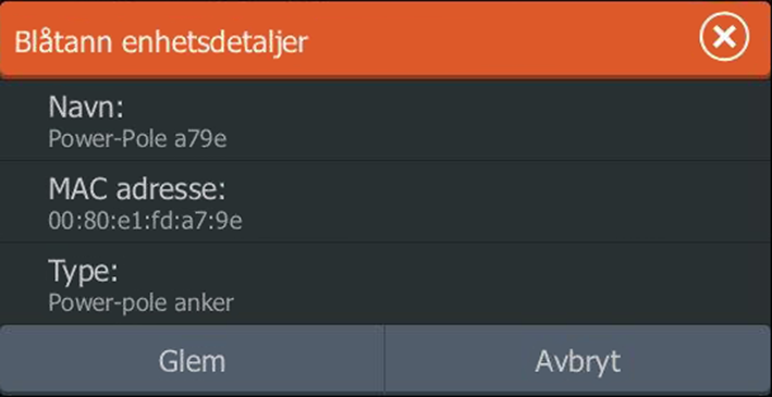 4. Velg den Bluetooth-aktiverte enheten du vil sammenkoble med, fra listen under Andre enheter. Dialogboksen Blåtannenhetsdetaljer åpnes. 5. Velg Sammenkoble for å sammenkoble ELITE Ti med enheten. 6.