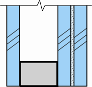 Målingene av de to ulike rutevariantene med standard tetting fra produsenten ga verdier for feltmålt, veid lydreduksjonstall, som varierte fra R w = 40 db til R w = 31 db.