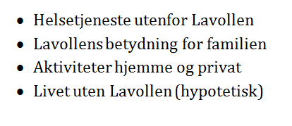 BRUKERE: LIVET UTENFOR LAVOLLEN HVIS DET BARE SKULLE HA GÅTT PÅ MITT