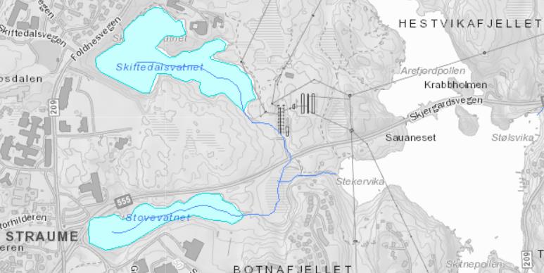 9 bidrar til å opprettholde dagens vannivå. Nivået på disse vannene korresponderer med nivået på Storavatnet. Dammene skal bestå etter at vegarbeidet er utført.