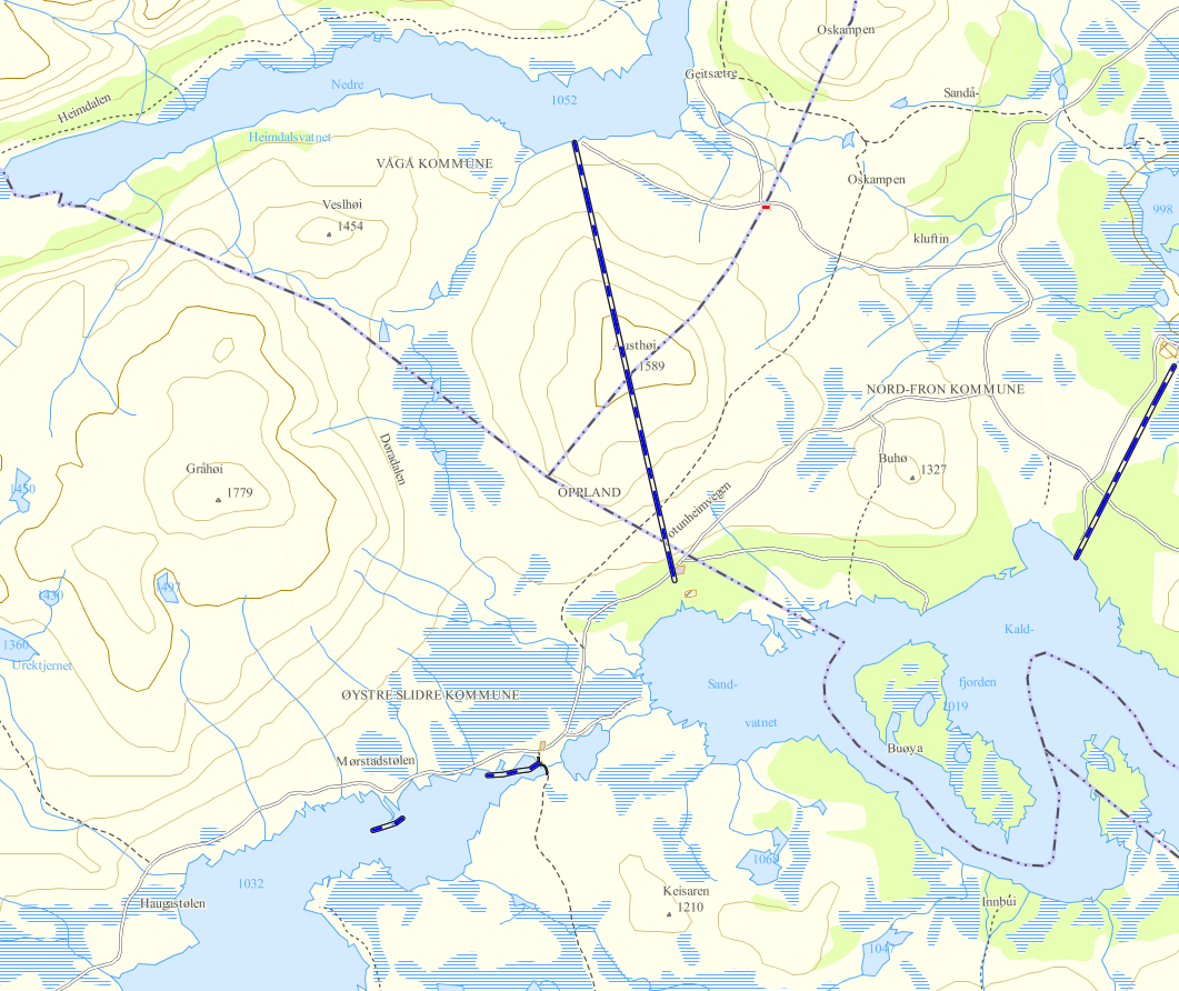 Ny rørgate/tunnel Kaldfjorden Vinstern Fig. 1.