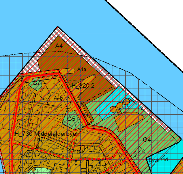 41 o o Plankartvisningen er endret slik at planområdet har fullstendig arealvisning med formål uten bruk av hensynssone som viderefører gjeldende regulering.