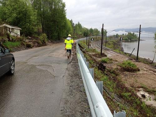 Utilstrekkelig vannhåndtering i utbyggingsfasen fra bygging av