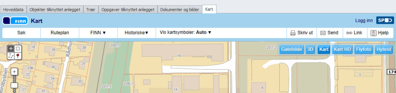 Rapport "Detaljert skjøtselsbeskrivelse" vil liste de parameterlinjene under "Andre krav" som har verdi. 3.