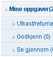 Oppgave 14 Kontrollere (se gjennom) anmodning Formål: I denne oppgaven skal du utføre kontroll av en anmodning som instruktør har sendt deg. 1. Finn frem til anmodningen som instruktør har sendt deg for kontroll a.