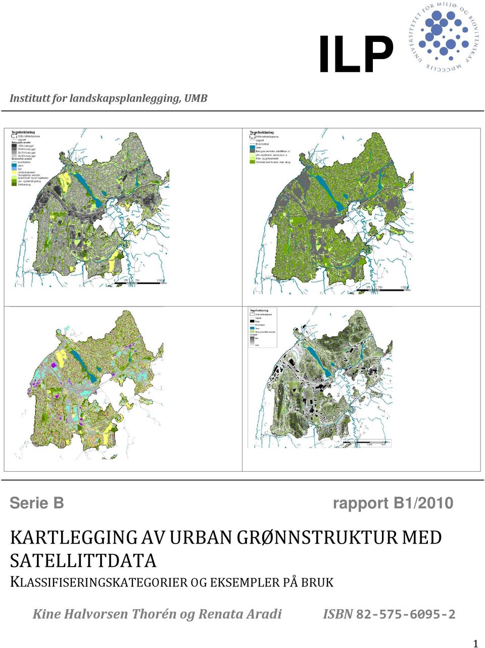 SATELLITTDATA KLASSIFISERINGSKATEGORIER OG EKSEMPLER PÅ