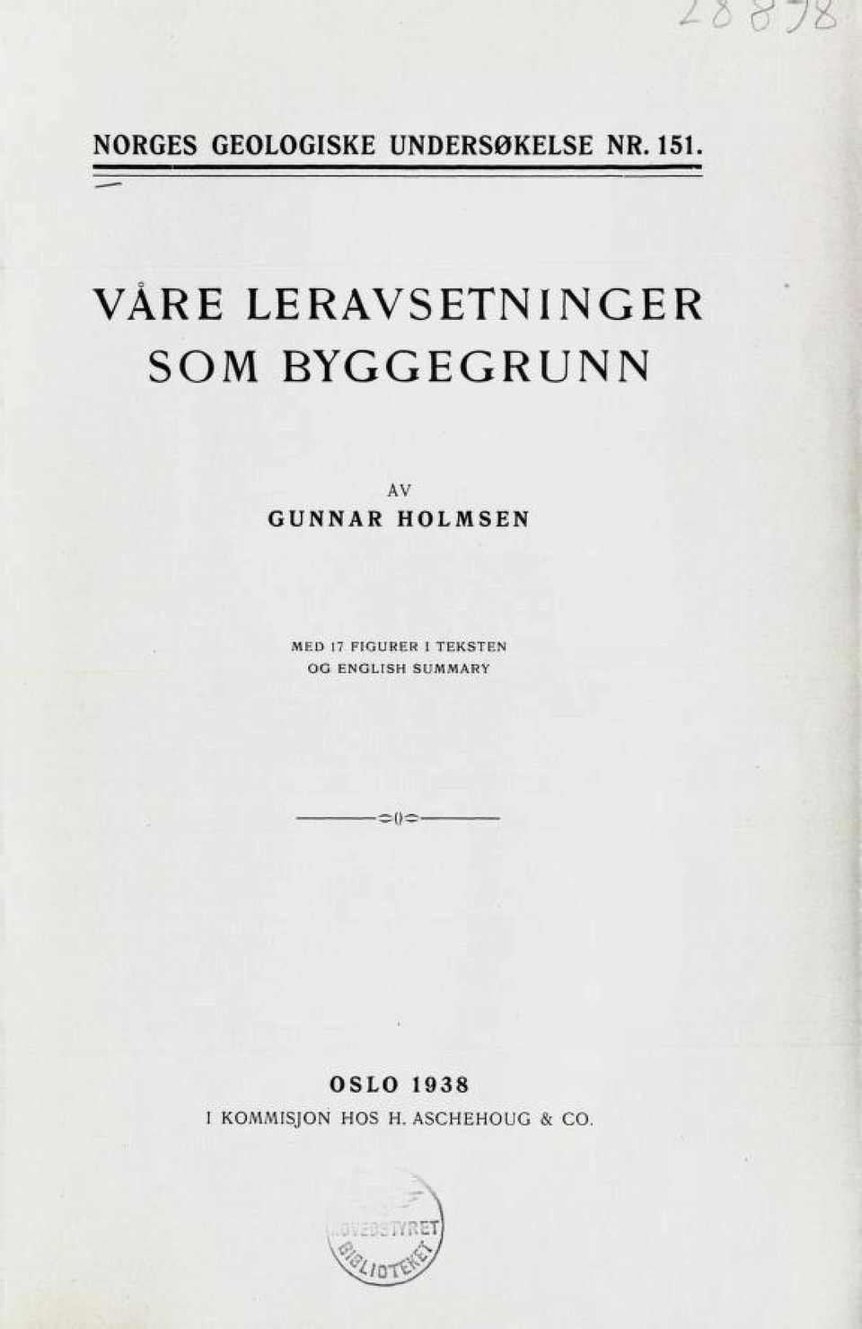 HOLMSEN MED 17 FIGURER I TEKSTEN OG ENGLISH