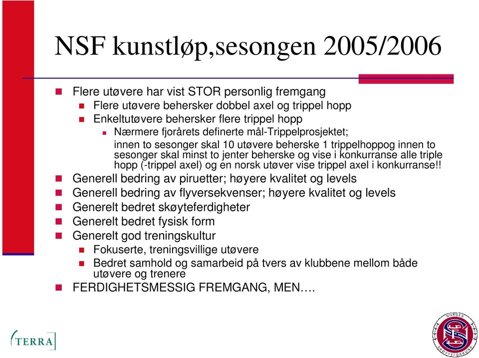 en norsk utøver vise trippel axel i konkurranse!