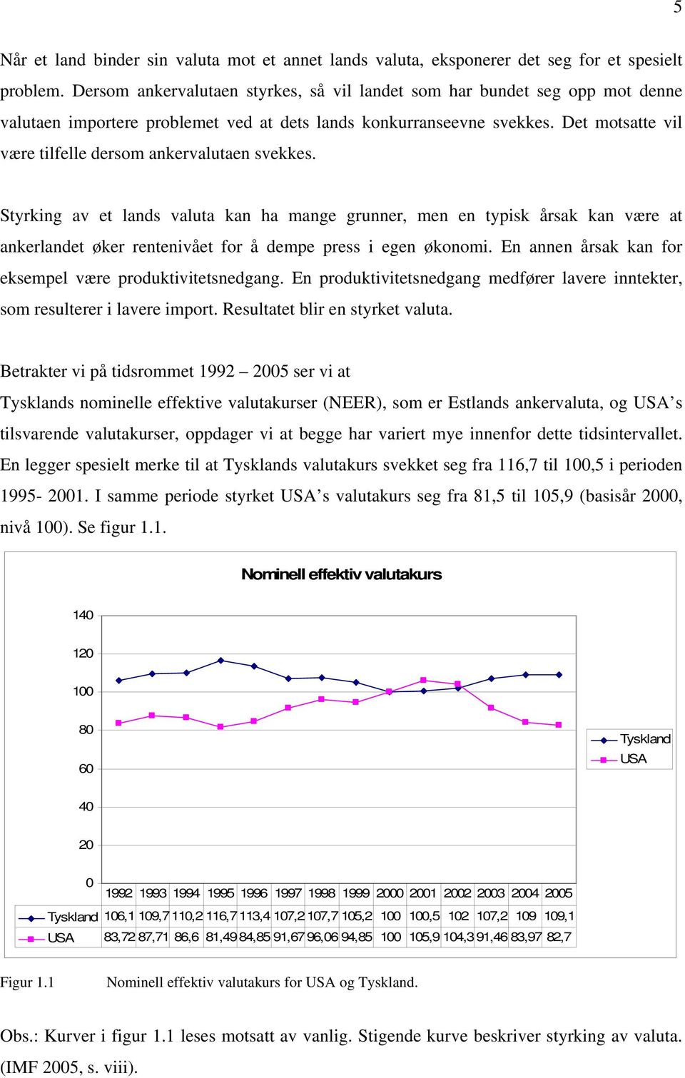 Styrkig av et lads valuta ka ha mage gruer, me e typisk årsak ka være at akerladet øker reteivået for å dempe press i ege økoomi. E ae årsak ka for eksempel være produktivitetsedgag.